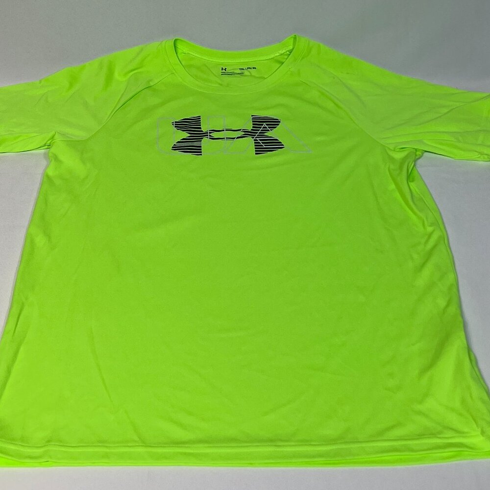Neon Green Youth XL Under Armour t-shirt